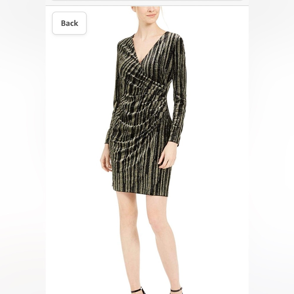 Calvin Klein Faux wrap dress